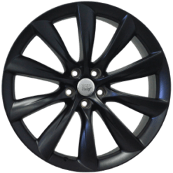 Jante Tesla Style 22x9 ET35 5x120 DULL BLACK